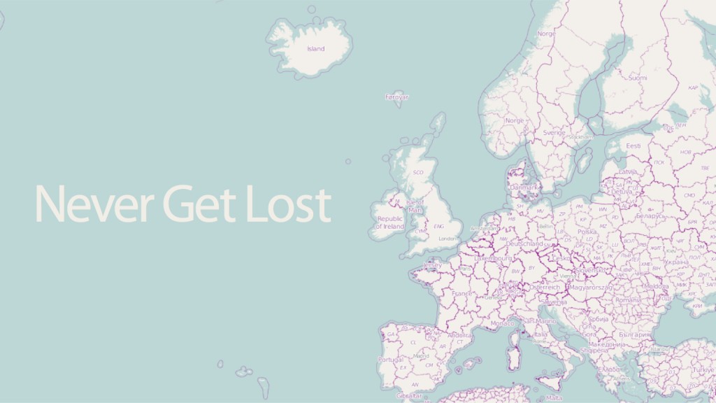 Never Get Lost OpenStreetMap
